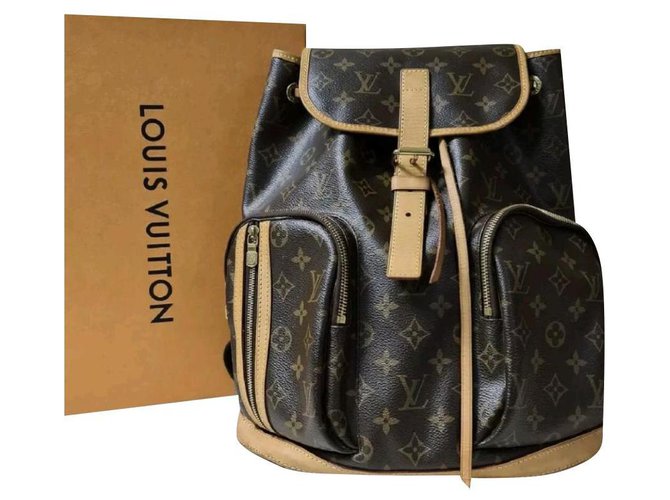 Louis Vuitton Monogram Bosphore Backpack Bag Multiple colors Cloth