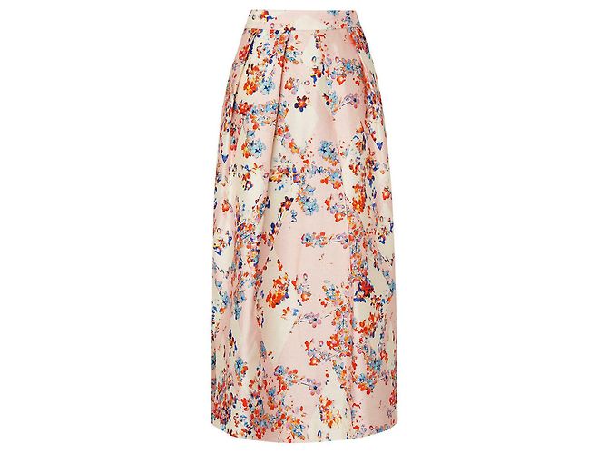 Lk Bennett Gonna di diamanti con tiara floreale Multicolore