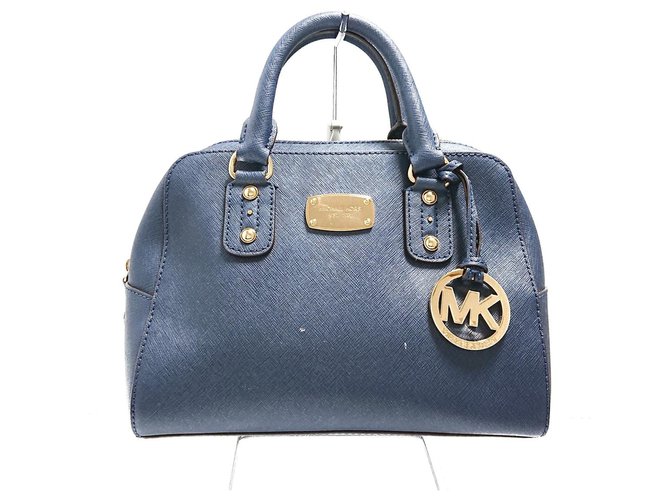 Michael Kors Handbag Navy blue Leather ref.304716 - Joli Closet