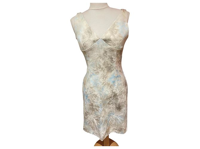 Vertigo Kleid Mehrfarbig Baumwolle Polyester Gr. 36 Mehrfarben