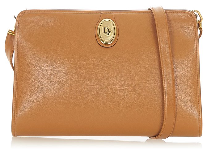 Dior Brown Leather Crossbody Bag Pony-style calfskin  ref.305030