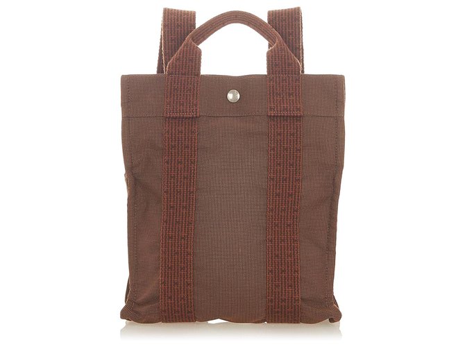 Herline Canvas Backpack Brown