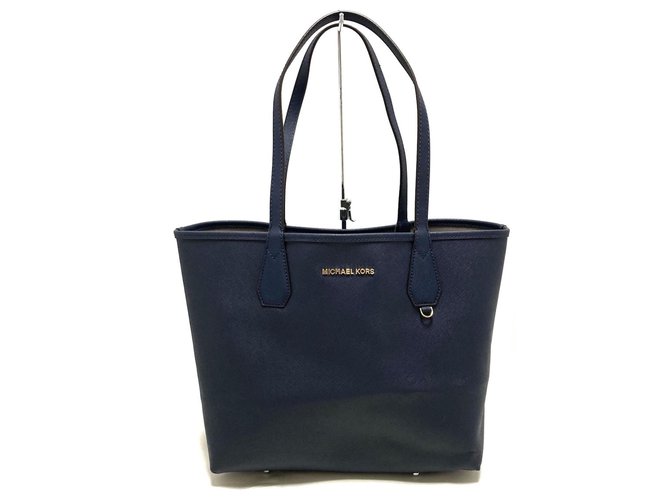 michael kors tote navy blue
