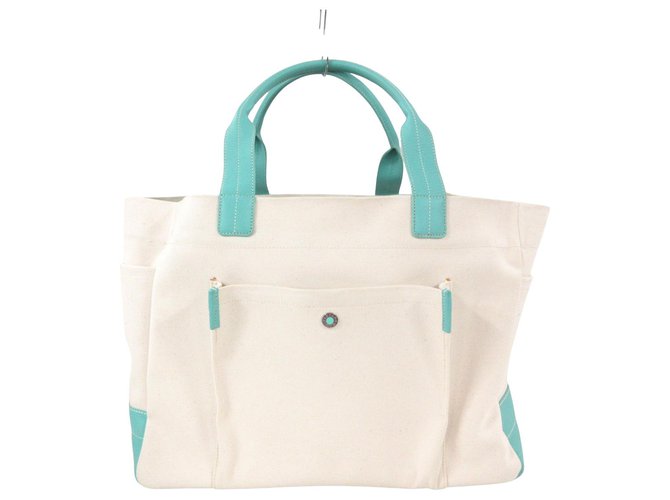 TIFFANY & CO. Tote bag White Cloth ref.305304 - Joli Closet
