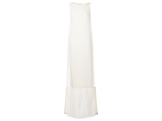 Hussein Chalayan Panelled Gown White Viscose  ref.305530