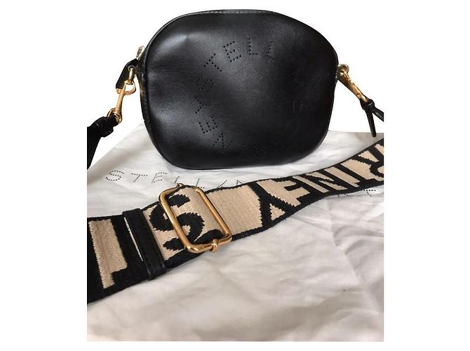 Stella Mc Cartney Borsa Stella McCartney in pelle vegana nera Nero