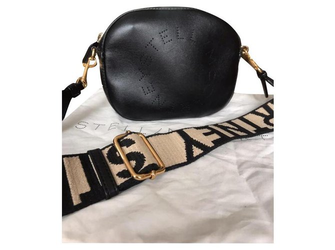 Stella Mc Cartney Handbags Black Leather  ref.305685
