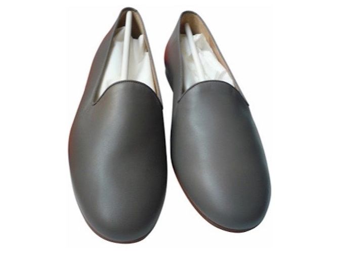 Hermès HERMES Mocassini new mixed T41 Grigio