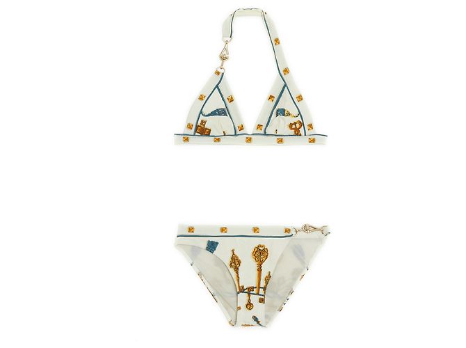 Hermès SCHLÜSSEL BIKINI FR36 Polyamid