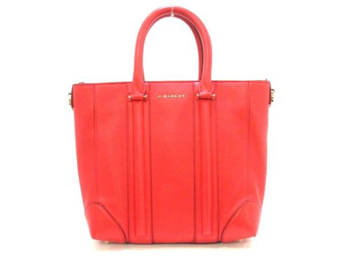 Givenchy Handbag Vermelho Couro  ref.306011