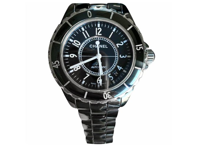 Reloj Chanel J12 38 MM Negro Cerámico  ref.306072