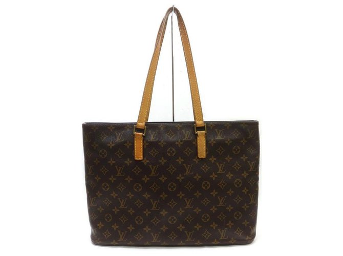 Louis Vuitton Monogramm Luco Zip Tote Bag Leder  ref.306167