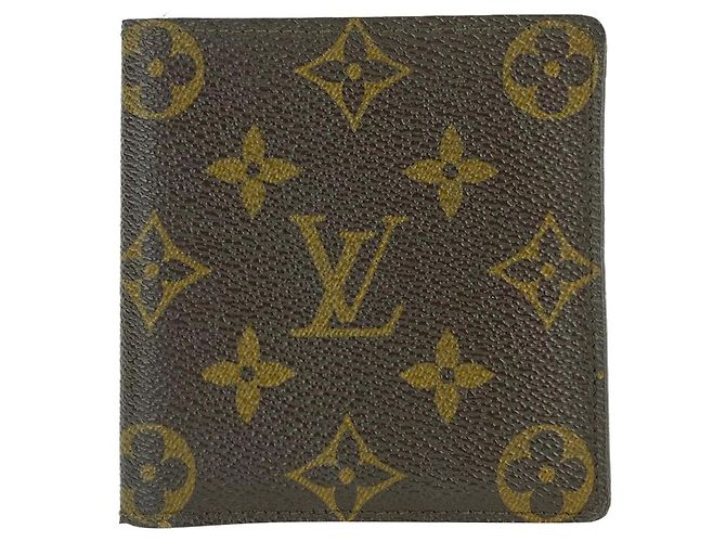 Slender Louis Vuitton Portafoglio bifold da uomo Marco Florin più sottile con monogramma