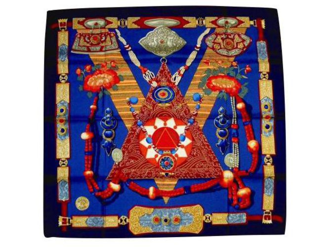 Hermès Tibet Multicolore Seta