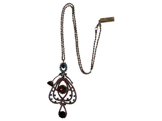 Collana lunga con pendente Weekend MAX MARA Multicolore Bronzo