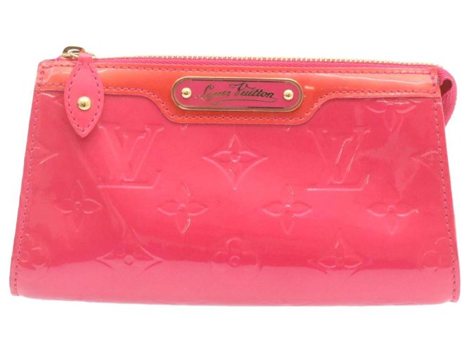 Louis Vuitton cosmetic pouch Pink Patent leather  ref.306440