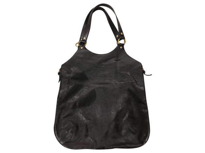 Yves Saint Laurent Handbags Dark brown Leather  ref.306468