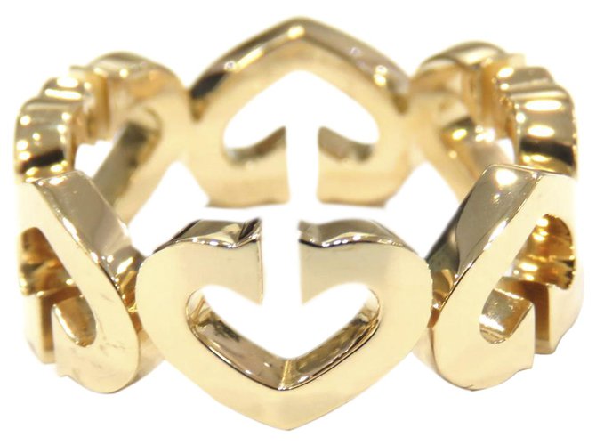 Cartier Gold 18K Heart Ring Golden Metal  ref.306510