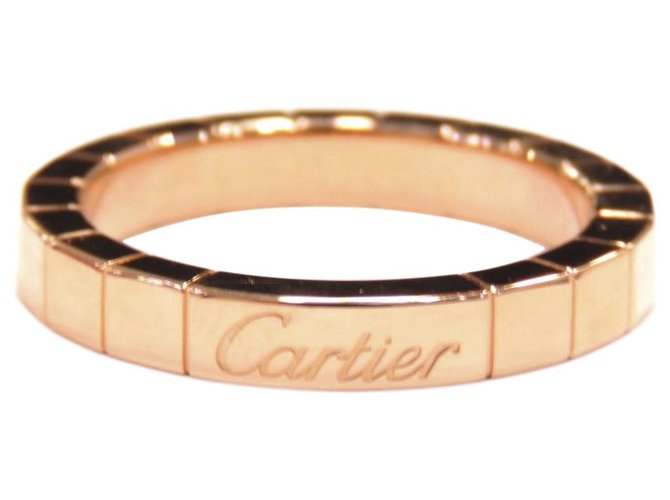 Cartier Pink 18K Lanieres Ring Metall  ref.306524