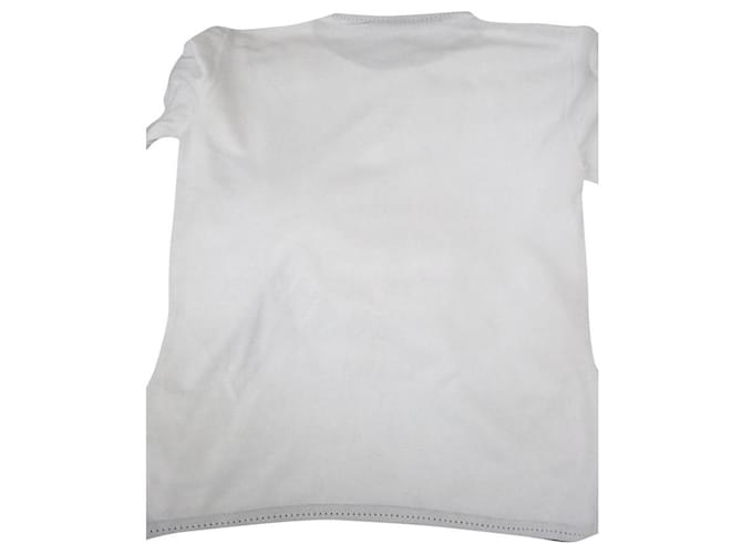 Tee shirt chanel Coton Blanc  ref.306548