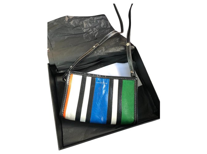 Balenciaga Bazaar bag Multiple colors Patent leather  ref.306586