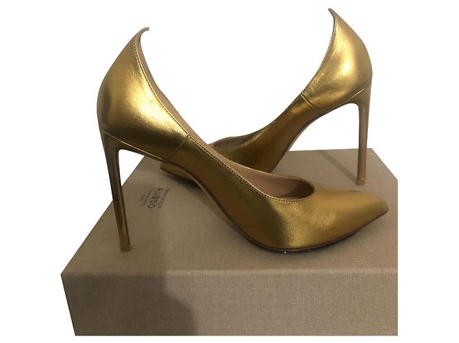 Francesco Russo Leder Pumps