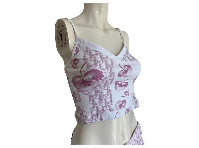 Coleção feminina de regata com monograma Christian Dior