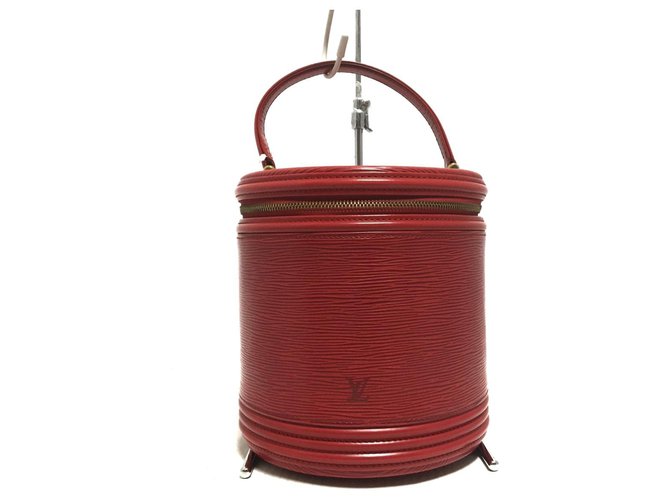 Louis Vuitton Cannes Red Leather  ref.306824