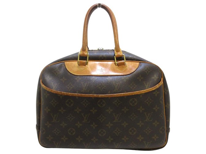 Louis Vuitton Deauville Brown Cloth  ref.306873