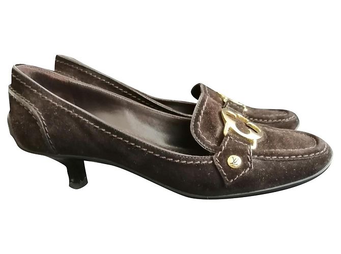 Louis Vuitton Heels Brown