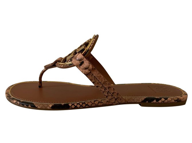 tory burch python sandals