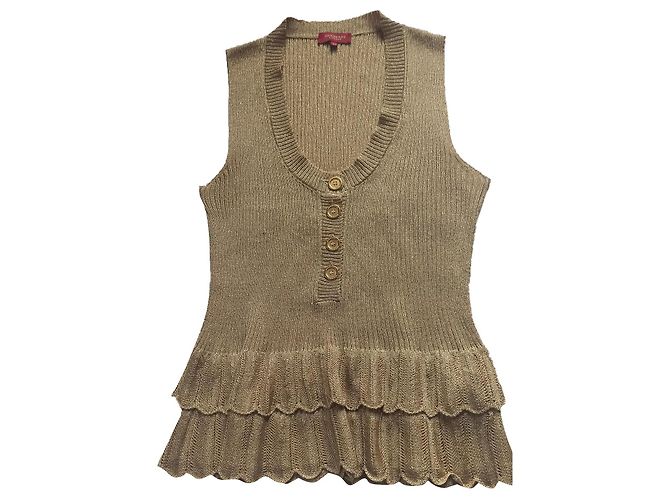Burberry Top Gold Golden