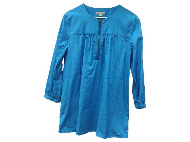 Burberry Brit Burberry turquoise tunic blouse Cotton  ref.307857