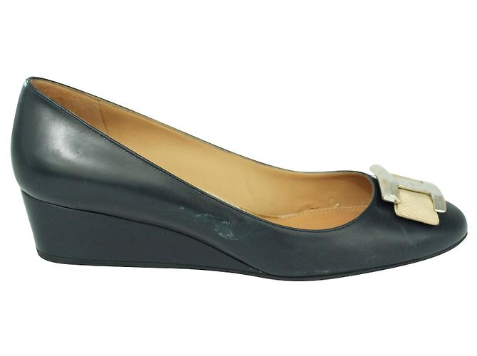 Salvatore Ferragamo Zeppe blu navy
