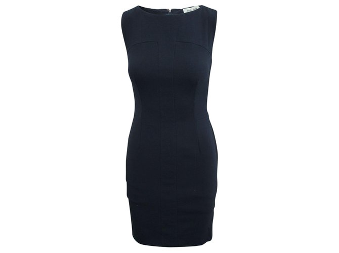 Yves Saint Laurent Marineblaues enganliegendes Kleid  ref.308041