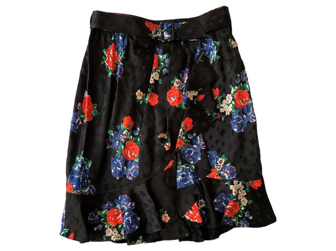 Tory Burch Printed silk skirt Multiple colors  ref.308119