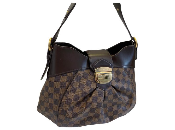 Louis Vuitton Handbags Brown Leather  ref.308198
