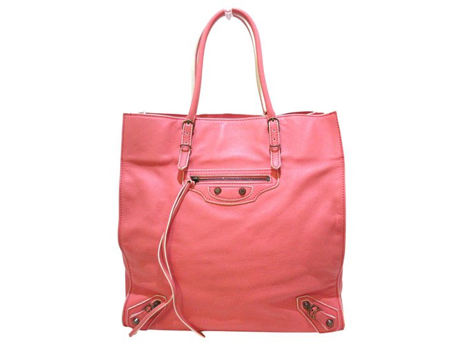 Balenciaga Papier Pink Leather  ref.308237