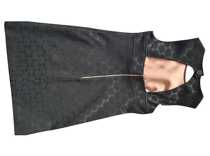 Tara Jarmon Ärmelloses schwarzes Kleid