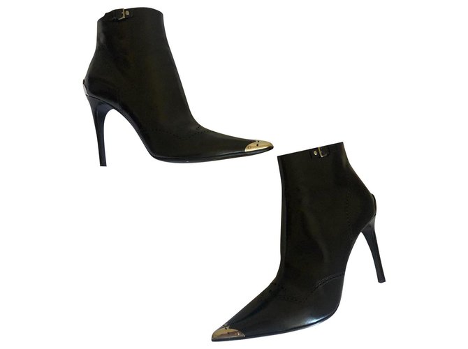 Miu Miu Ankle Boots Black Patent leather  ref.309062
