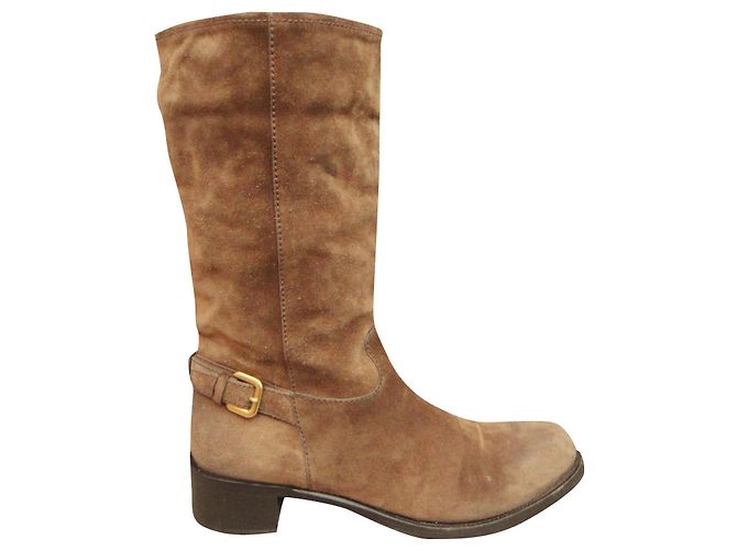 Botas prada p 38,5 Marrón claro 