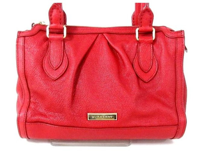 burberry handbags red