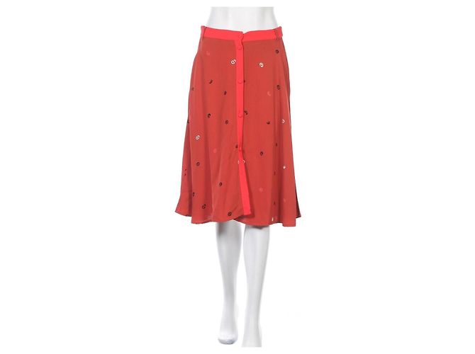 Autre Marque Falda midi Stine Goya naranja