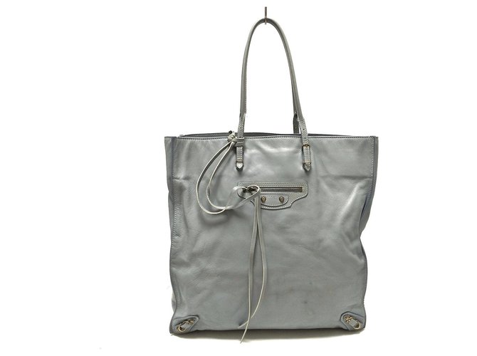 Balenciaga Papier Grey Leather ref.309276 - Joli Closet