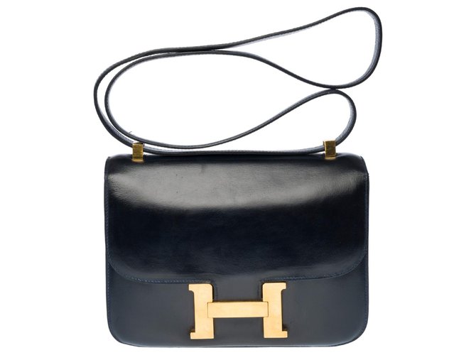 Vintage Hermes Constance Box Bag 