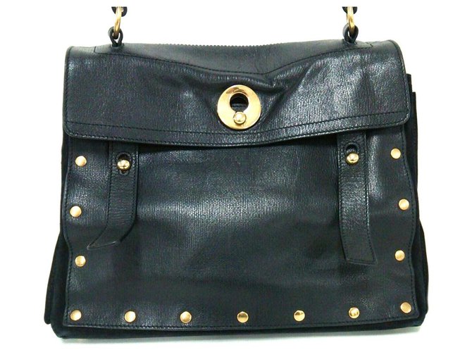 Saint Laurent Handbag Black Leather  ref.309845