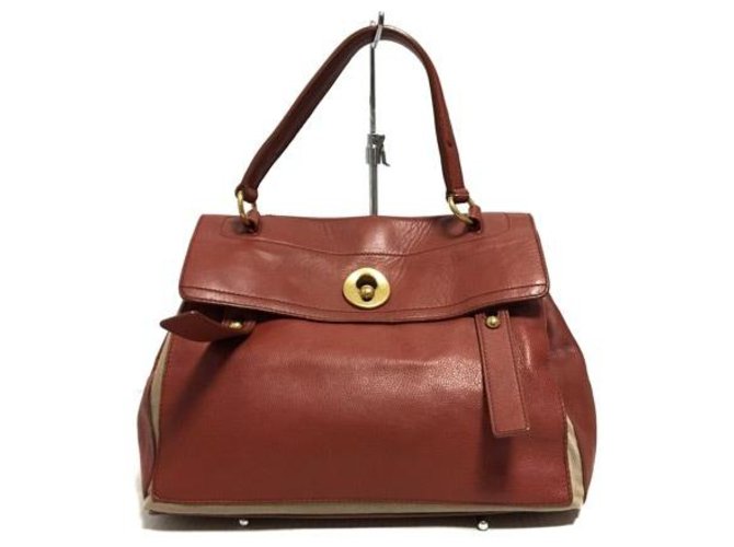 Saint Laurent Handbag Brown Leather  ref.309861