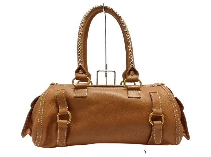 Céline Celine handbag Brown Leather  ref.309912