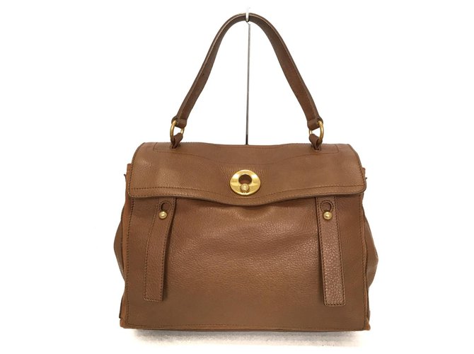 Saint Laurent Handbag Brown Leather  ref.309933