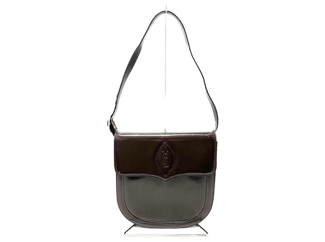 Saint Laurent Shoulder bag Brown Leather  ref.309936